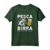 Pesca e Birra Pescatore - Maglietta Regalo Divertente per Uomo Pescatore - Ideale per Compleanni e Regali