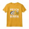 Pesca e Birra Pescatore - Maglietta Regalo Divertente per Uomo Pescatore - Ideale per Compleanni e Regali