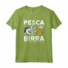 Pesca e Birra Pescatore - Maglietta Regalo Divertente per Uomo Pescatore - Ideale per Compleanni e Regali