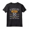 Vintage Annata HapTiger Maglietta - Compleanno 50 Anni Luglio 1973 - Regalo Unico per Uomo Donna