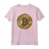 T-shirt dorata per investitori in criptovalute Bitcoin - Maglietta Crypto Currency con Stampa Grafica - Ideale per Appassionati e Trader