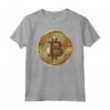 T-shirt dorata per investitori in criptovalute Bitcoin - Maglietta Crypto Currency con Stampa Grafica - Ideale per Appassionati e Trader
