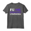 Cazzo di Hodgkin Linfoma Awareness Camicia Supporto Sopravvissuto Maglietta - I Wear Purple Ribbon for Hodgkin Lymphoma Awareness - Ideale per Guerrieri e Combattenti