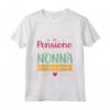 Non Sono in Pensione Sono Una Nonna A Tempo Pieno - Divertente Idea Gadget Maglietta per Pensione Mamma Nonna - Regalo per Compleanno o Natale