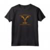 HapTiger Dutton Ranch Logo Distressed Maglietta - Vintage Tee for Yellowstone Fans - Buy Classic Western T-shirt Online