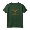 HapTiger Dutton Ranch Logo Distressed Maglietta - Vintage Tee for Yellowstone Fans - Buy Classic Western T-shirt Online