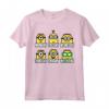 HapTiger Minions Days and Expressions Of the Week Maglietta - Officially Licensed Minions Apparel for Fans - 18MINS00046A-001 Included