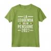 La Leggenda va in Pensione 2022 - Maglietta Pensionato Uomo Personalizzata - Ideale come Regalo di Pensionamento