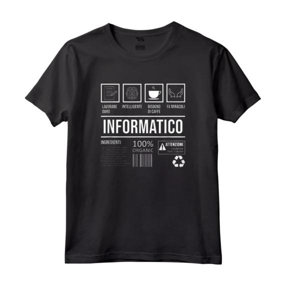 Informatico Programmatore Lavoro Maglietta - Taglio Classico per il Lavoro da Programmatore - Leggera e Confortevole