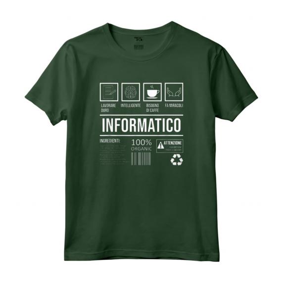 Informatico Programmatore Lavoro Maglietta - Taglio Classico per il Lavoro da Programmatore - Leggera e Confortevole