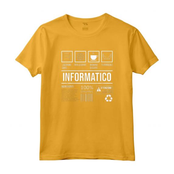 Informatico Programmatore Lavoro Maglietta - Taglio Classico per il Lavoro da Programmatore - Leggera e Confortevole