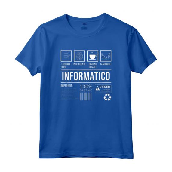 Informatico Programmatore Lavoro Maglietta - Taglio Classico per il Lavoro da Programmatore - Leggera e Confortevole