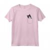 Smoking Cat Pocket Cat Lady - Maglietta gatto per amanti dei gatti - Regalo unico per mamma o papà gatto