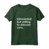 HapTiger Introverts Maglietta - Funny Cat Lady Introverts Unite Shirt for Cat Lovers - Ideal for Mother's Day or Birthday