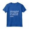 HapTiger Introverts Maglietta - Funny Cat Lady Introverts Unite Shirt for Cat Lovers - Ideal for Mother's Day or Birthday