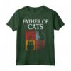Padre dei Gatti - Cat Dad Fabulous Maglietta per gli Amanti dei Gatti - Ideale come Regalo Unico