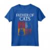 Padre dei Gatti - Cat Dad Fabulous Maglietta per gli Amanti dei Gatti - Ideale come Regalo Unico