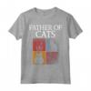 Padre dei Gatti - Cat Dad Fabulous Maglietta per gli Amanti dei Gatti - Ideale come Regalo Unico