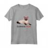 Siamese Gatto Mamma Gattino Women's Maglietta - Abbigliamento per Amanti Gatti - Idea Regalo Unica per Ogni Occasione