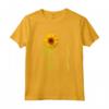 Magliette Grafiche del Gatto - Maglietta del Girasole del Gatto con Motivo Floreale - Ideale per Amanti dei Gatti