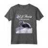 Gatto Nero nella Neve - Felpa Gatto Divertente - Let it Snow with Crazy Black Cat - Ideale per Amanti dei Gatti