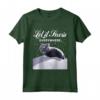 Gatto Nero nella Neve - Felpa Gatto Divertente - Let it Snow with Crazy Black Cat - Ideale per Amanti dei Gatti