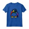 Gay Mom Messy Hair Bun LGBTQ Rainbow Pride Women Lesbian Maglietta - Love Wins T-Shirt for Equality Protest and Support