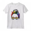 Gay Mom Messy Hair Bun LGBTQ Rainbow Pride Women Lesbian Maglietta - Love Wins T-Shirt for Equality Protest and Support