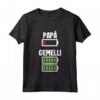 Bambino Papa Gemelli - Maglietta per Futuri Padri - Regalo per Compleanno, Natale o Festa del Papà
