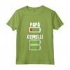 Bambino Papa Gemelli - Maglietta per Futuri Padri - Regalo per Compleanno, Natale o Festa del Papà