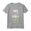 Bambino Papa Gemelli - Maglietta per Futuri Padri - Regalo per Compleanno, Natale o Festa del Papà