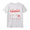 Adozione Mamma Papà - Maglietta Annuncio Adozione per Genitori Adottivi - Regalo di Adozione per Bambini e Anniversari