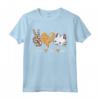 Peace Love Cats - Maglietta divertente sull'adozione degli animali - Ideale per amanti degli animali e soccorritori di animali