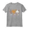 Peace Love Cats - Maglietta divertente sull'adozione degli animali - Ideale per amanti degli animali e soccorritori di animali