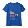 Donna Live Love Adotta Retro Vintage Genitori Adottivi Presenti - Maglietta con Collo a V - Regalo per Genitori Adottivi