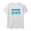 Regali di Adozione per Genitori Adottivi - Adoption Totally Rocks T Shirt - Ideale come Regalo di Natale