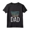 Donna Not Biological Adoptive Foster Just Dad Father Family Love - Maglietta con Collo a V per Padri Adottivi e Patrigni - Ideale per Celebrare l'Amore Familiare