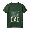 Donna Not Biological Adoptive Foster Just Dad Father Family Love - Maglietta con Collo a V per Padri Adottivi e Patrigni - Ideale per Celebrare l'Amore Familiare