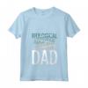 Donna Not Biological Adoptive Foster Just Dad Father Family Love - Maglietta con Collo a V per Padri Adottivi e Patrigni - Ideale per Celebrare l'Amore Familiare