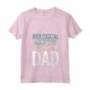 Donna Not Biological Adoptive Foster Just Dad Father Family Love - Maglietta con Collo a V per Padri Adottivi e Patrigni - Ideale per Celebrare l'Amore Familiare
