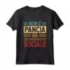 Non é Pancia Scherzo Papà - Divertente T-shirt Uomo con Scritte Ironiche e Spiritose - Ideale per Regali Originali