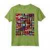 International World Flags T-shirt Bandiere Mappa del Mondo - Ideale per Viaggiatori e Insegnanti di Geografia - Acquista Maglietta con Bandiere del Mondo