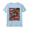 International World Flags T-shirt Bandiere Mappa del Mondo - Ideale per Viaggiatori e Insegnanti di Geografia - Acquista Maglietta con Bandiere del Mondo