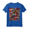International World Flags T-shirt Bandiere Mappa del Mondo - Ideale per Viaggiatori e Insegnanti di Geografia - Acquista Maglietta con Bandiere del Mondo