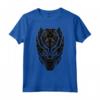 HapTiger Black Panther Geometric Prism Mask Maglietta - Officially Licensed Apparel for Fans - Wakanda Forever Design