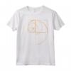 Fibonacci Oro Rapporto Cerchio T-shirt Maglietta - Ideale per gli Amanti della Geometria Sacra e della Sequenza di Fibonacci