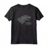 Game of Thrones Stark Winter is Coming on Black Authentic T-shirt - Official HBO Merchandise