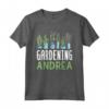 Giardinaggio Andrea - Nome Giardiniere Piante Giard Maglietta - Idea Regalo Natale Divertente per Amanti del Giardinaggio