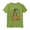 Maglietta Grafica per Halloween con Gatto Giavanese - Divertente T-shirt Personalizzata per Uomo e Donna - Ideale per Halloween tutto l'anno