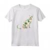 Regalo delle donne hawaiane del gatto floreale della stampa della ragazza del fiore giavanese Maglietta - Moda Tropicale per Amanti dei Gatti - Idea Regalo Unica per Compleanni o Vacanze